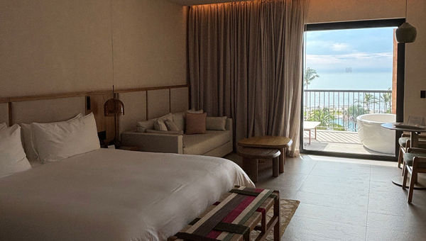 Alcoba Oceanfront Suites have views of the Bay of Banderas.