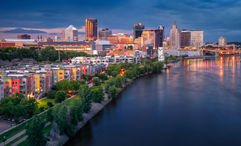 The St. Paul cityscape.