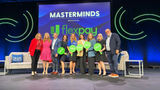It's true: The 'masterminds' panel at CruiseWorld, from left: Moderator Mary Pat Sullivan, Vicki Freed of Royal Caribbean, Rob Coleman of Holland America, Katina Athanasiou of Celebrity, Carmen Roig of Princess, Erin Douglas of MSC, Katie Kania of NCL, Janet Wygert of Carnival and moderator Ken Shapiro.