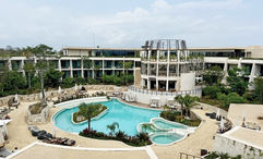 All-inclusive resorts delivered strong results for Hyatt in Q3. Pictured, the Secrets Tulum in the Mexican Caribbean.