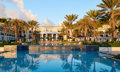 The pool area at the JW Marriott St. Maarten Beach Resort & Spa.