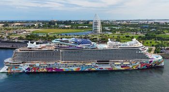 The Norwegian Aqua in Port Canaveral.
