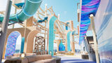 Located on decks 18 to 21, Ocean Heights will have multiple slides, a ropes course and a rock-climbing wall.