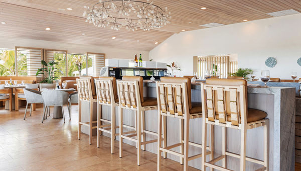 The Freedom Restaurant and Sushi Bar is The Cove's main dining outlet. The restaurant specializes in local seafood dishes and inventive sushi plates.