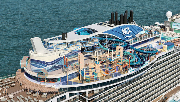 The Norwegian Aura will be 10% larger than the Norwegian Aqua and Luna.