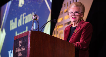 Longtime travel agency owner Valerie Wilson was inducted into ASTA's Hall of Fame at the ASTA Globes in Chicago on Jan. 22.